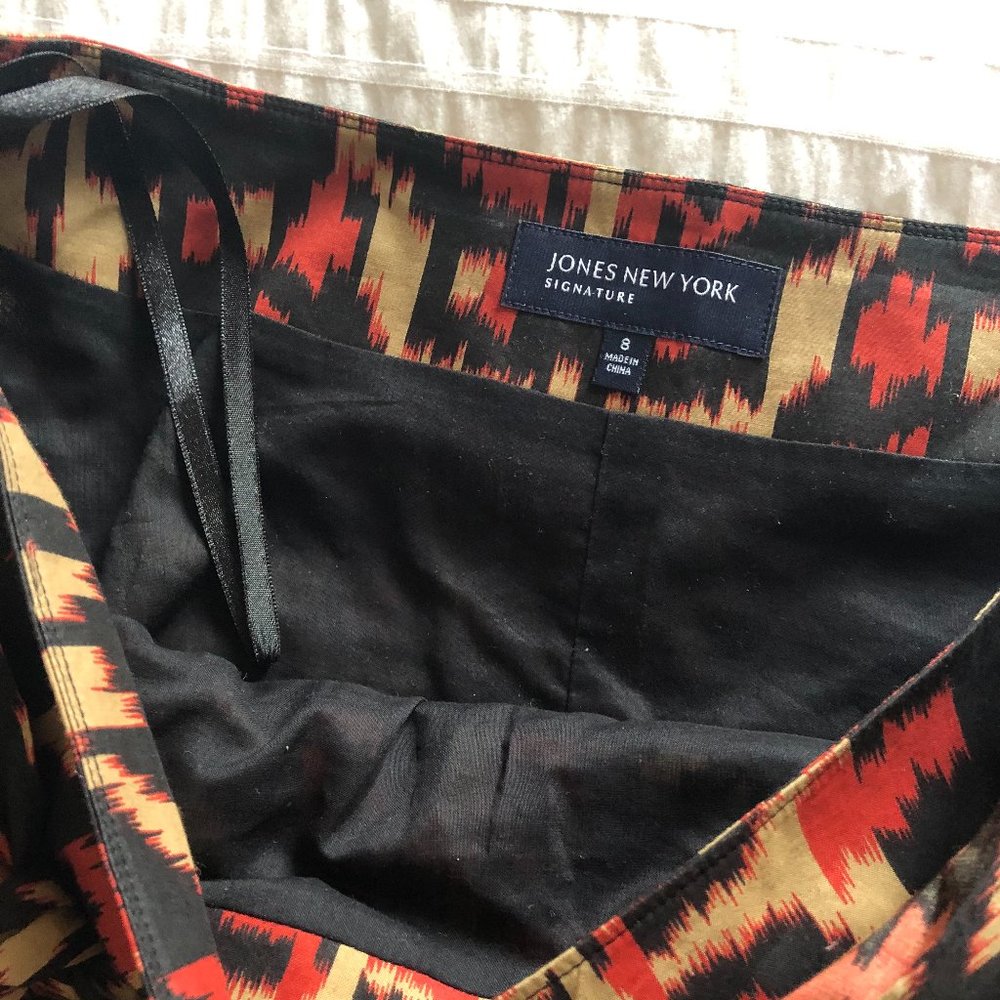 Jones NY Signature Skirt boho cotton size 8 - Picture 4 of 6